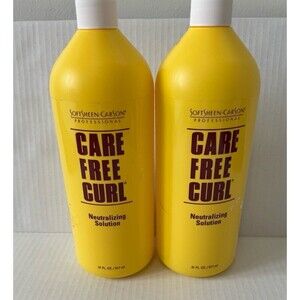 (2) Softsheen Carson Care Free Curl Neutralizing Solution, 31oz JUMBO SIZE Lot 2